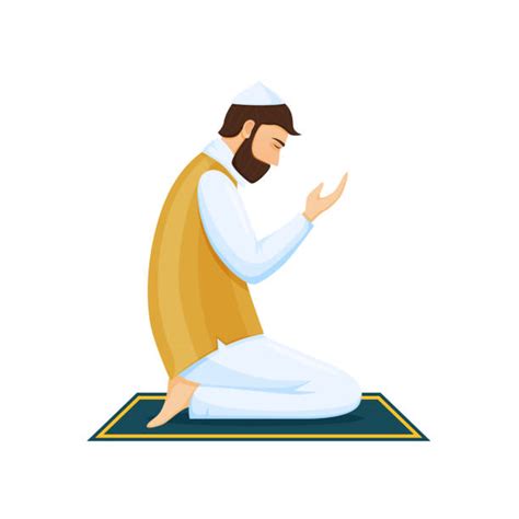 muslim praying illustrations royalty free vector graphics and clip art