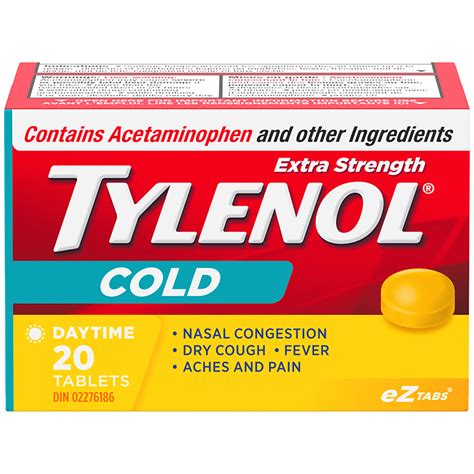 Tylenol Cold Daytime Ex S 20 S
