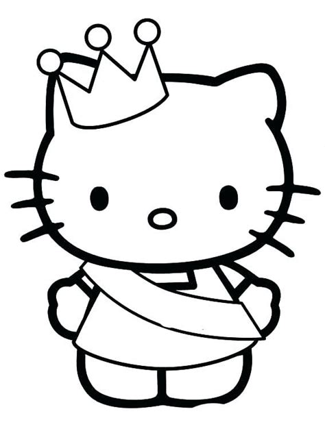 printable  kitty coloring pages summer  kitty  colorear
