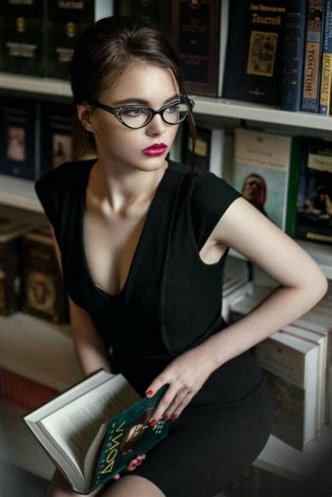 Pin On ☼sexy In Her Glasses