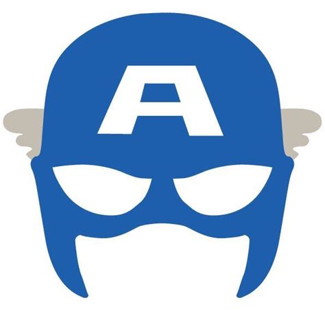 captain america mask template atnew concept