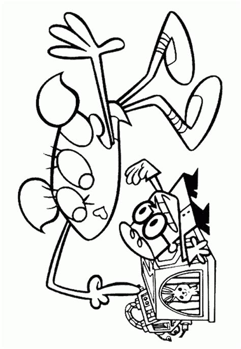 Dexter Laboratory Coloring Pages