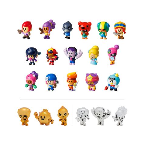 Pmi Ltd Brawl Stars Collectible Figures 3 Pack S1 Random Brw2021