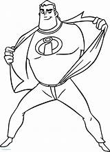 Incredibles Coloring Pages Getcolorings sketch template