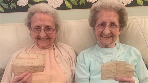 95 Year Old Twins Credit Guinness No Sex To Longevity