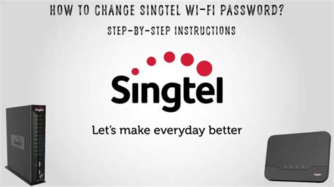 change singtel wi fi password step  step instructions