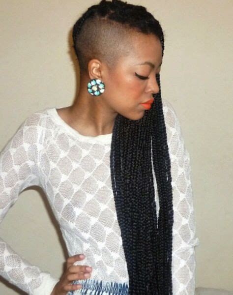 pin by michon montgomery on hair braids and hairstyles with shaved