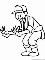 Coloring Farmer Pages People Gardener Clipart Cliparts Farm Printable Cartoon Dell Colouring Kids Coloringpagebook Library Google Comments Advertisement sketch template