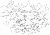 Coloring Pages Meadow Yosemite Mountains Bellied Yellow Over Printable Marmot Bluebison Getdrawings Alpine Looking Color Comments Meadows sketch template
