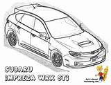 Subaru Impreza Wrx Sti Outback Maserati Ausmalen Forester Automobily Autá Silné Colorironline sketch template