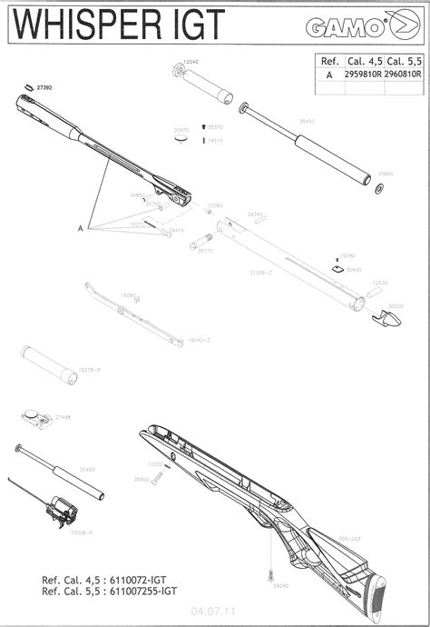 gamo air rifle parts diagram drivenheisenberg