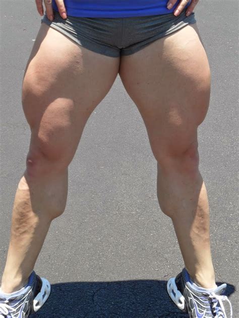 Her Calves Muscle Legs Massive Muscular Female Quads