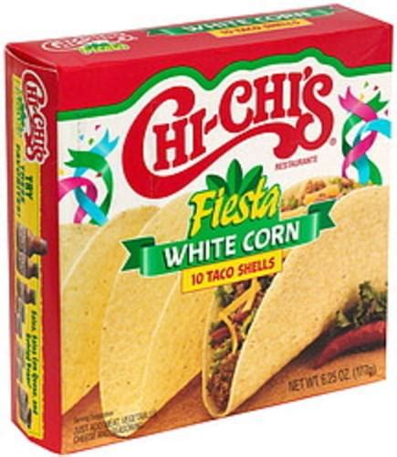 Chi Chis Fiesta White Corn Taco Shells 10 Ea Nutrition Information