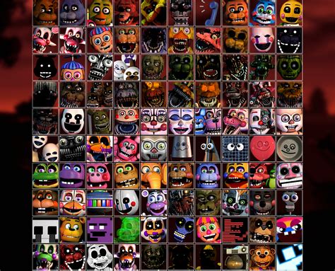 ucn roster     characters rfivenightsatfreddys