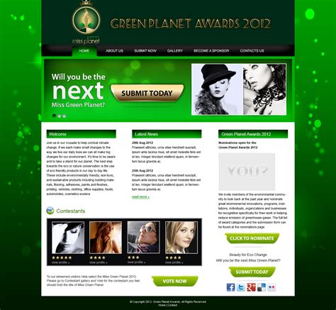 awards website designs