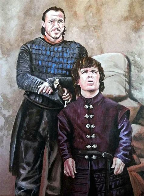 Game Of Thrones Tyrion And Bronn Painting By Heather Hindle