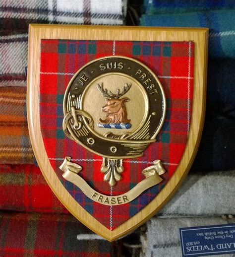 fraser clan shield handmade  scotland fraser clan scottish