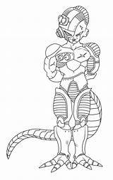 Mecha Frieza Coloring Print Pages Search Again Bar Case Looking Don Use Find Top sketch template