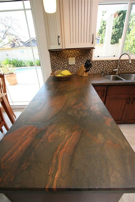 copper dune granite kitchen traditional  granite countertop carbon