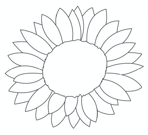 sunflower printable