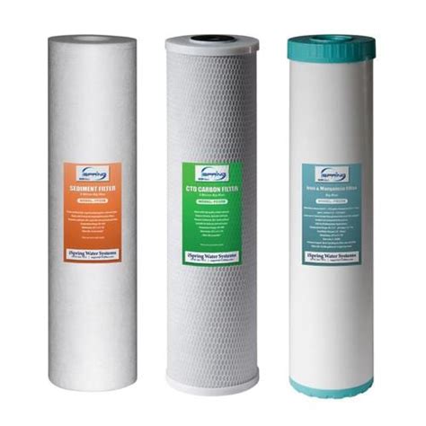Ispring Big Blue Water Filter Replacement Set Whole House Replacement