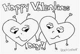 Coloring Valentines Happy Pages Clip Crafts Sheets sketch template