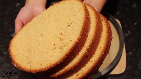 basic sponge cake recipe youtube