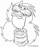 Lorax sketch template