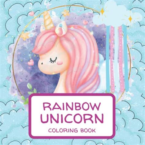 rainbow unicorn coloring book  pages  cute unicorns  gilrs age