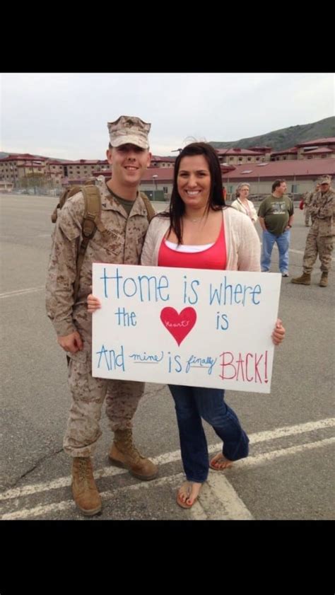 welcome home signs and ideas for military homecomings