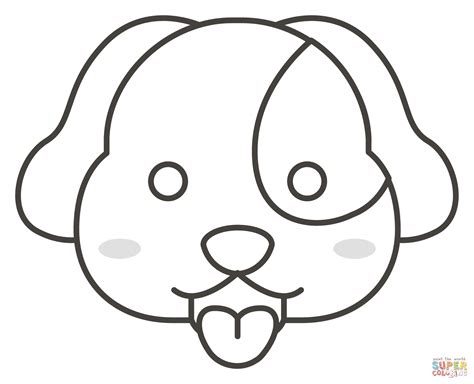dog face coloring page  printable coloring pages