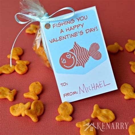 fish valentines  printable cards  kids