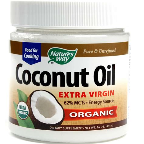 Nature S Way Organic Extra Virgin Coconut Oil 16 Oz