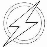 Flash Coloring Pages Logo Allen Barry Superhero Choose Board Marvel sketch template