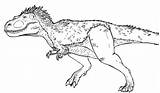 Dinosaure Rex Ark Tyrannosaurus Survival Evolved Colorier Wrong Yutyrannus sketch template