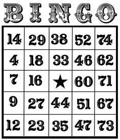 printables vintage bingo cards ideas bingo cards bingo cards