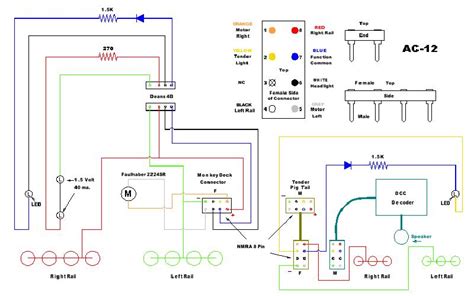 model railroad june   cab  dcc wiring diagrams