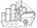 Coloring Pages Steamship sketch template