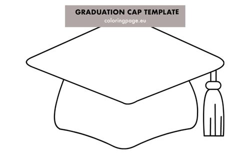 printable graduation hat template printable templates