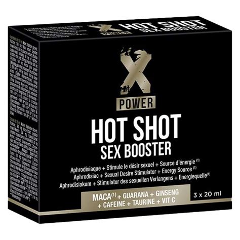 labophyto x power hot shot sex booster 3 shots pas cher