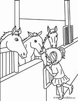Coloring Stable Horse Pages Colouring Sheets Drawing Horses School Barbie Adult Cumple Math Farm Brushing Boy His Choose Board Riding sketch template