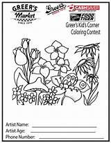 Coloring Pages Kids Spring sketch template