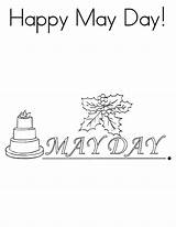 May Coloring Pages Happy Color sketch template