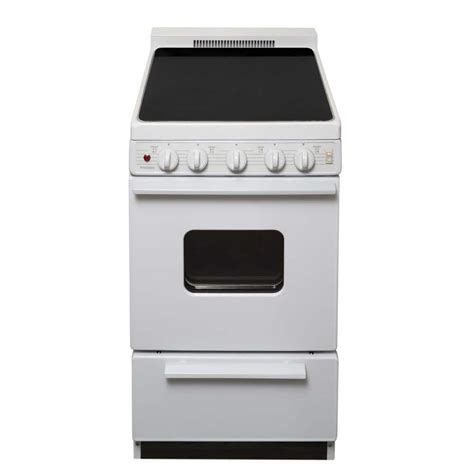 premier    cu ft freestanding smooth top electric range  white easxop  home