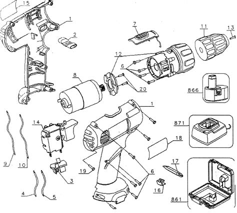 dewalt drill parts model dwk sears partsdirect