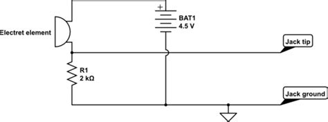 schematic   simple microphone electrical engineering stack exchange