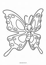 Farfalla Kleurplaat Schmetterling Vlinder Mooie Mariposas Bunter Ausmalbild Kleurplaten sketch template