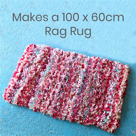 introductory rag rug kit learn   rag rug ideal  beginners