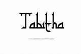 Tattoo Tabitha Name Designs sketch template