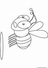 Busy Bee Coloring Printable Pages Insects Drawing Print sketch template